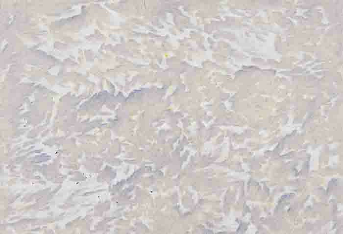 Jan Kopp, Special K (détail), 2016, carton d'emballage épluché, crayon couleur, 53 x 34 cm. Courtesy Galerie Laurence Bernard, Genève. Photo © Yann Haeberlin.